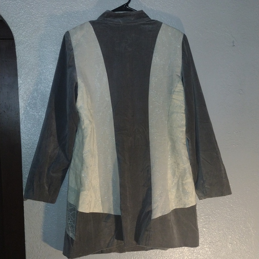 Chico's Velvet Lace Snowflake Dress Jacket 1/S - Picture 7 of 7